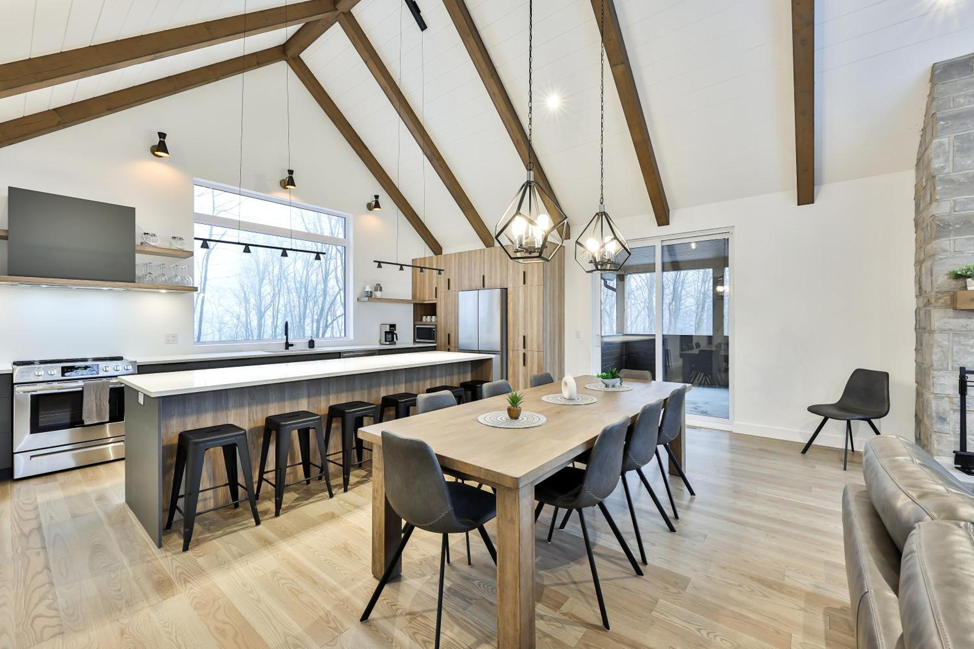 The Chic Shack - Golf, Ski, Spa Saint-Faustin Eksteriør bilde